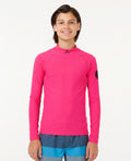 KIDS HI VIZ LS T - neon pink