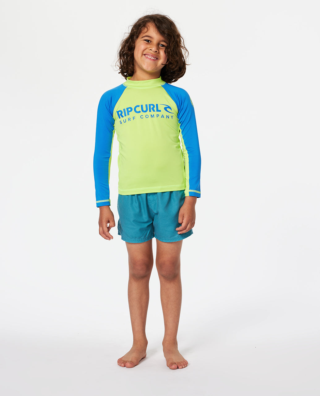 SHOCK UPF LS-BOY - blue green