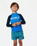 SHOCK UPF LS-BOY - blue gum