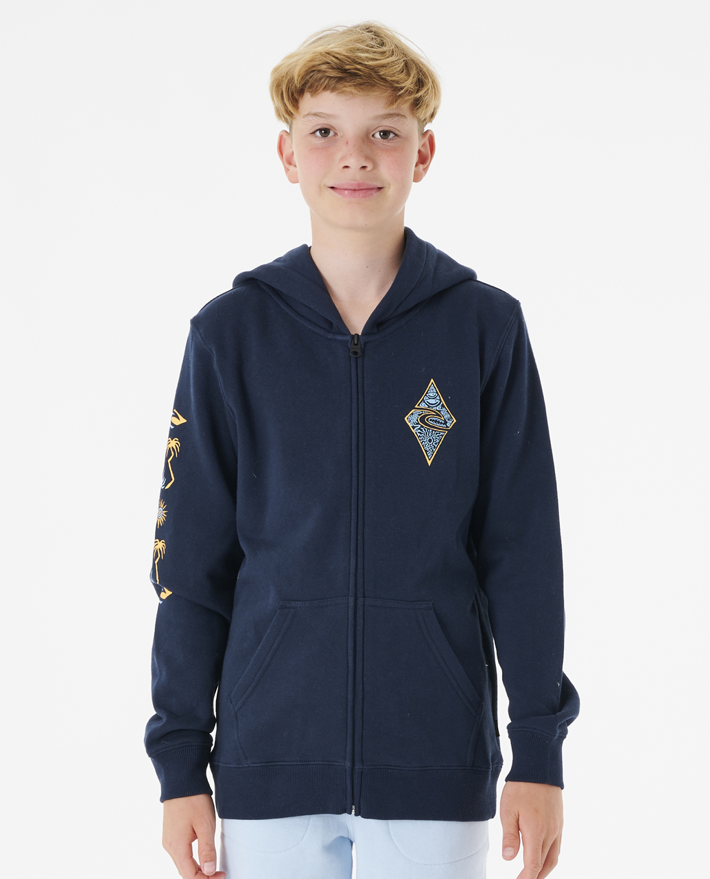 סוויטשירט עם קפוצ'ון TUBE HEADS ZIP THRU HOOD- Rip Curl