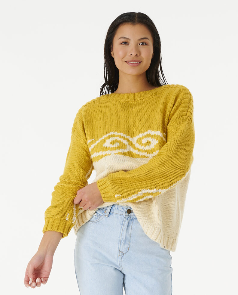 סריג חורפי COSMIC II SWEATER- Rip Curl סריג חורפי COSMIC II SWEATER- Rip Curl