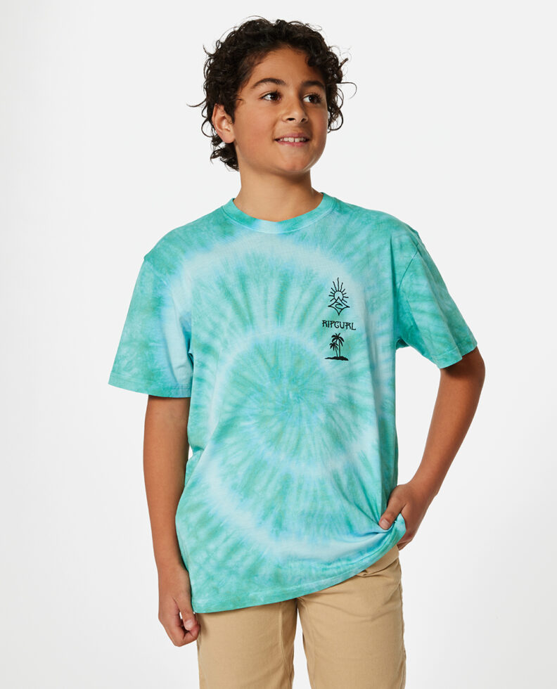 חולצת טאי דאי SHRED TIE DYE TEEB- Rip Curl
