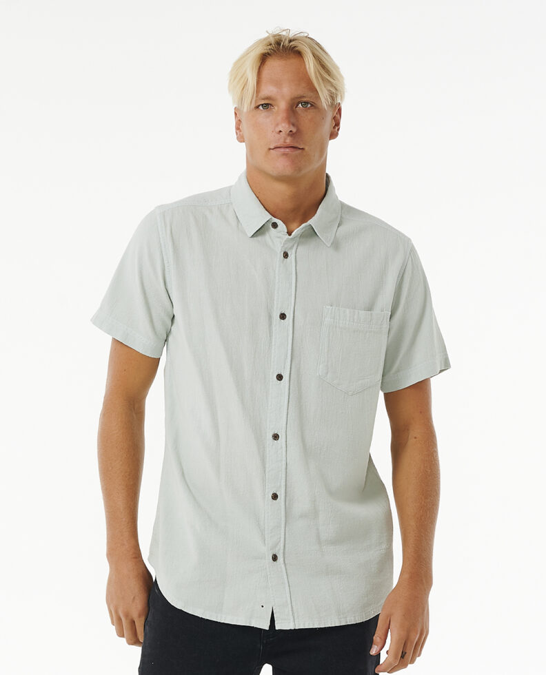 חולצת כפתורים Washed Short sleeve Shirt- Rip Curl