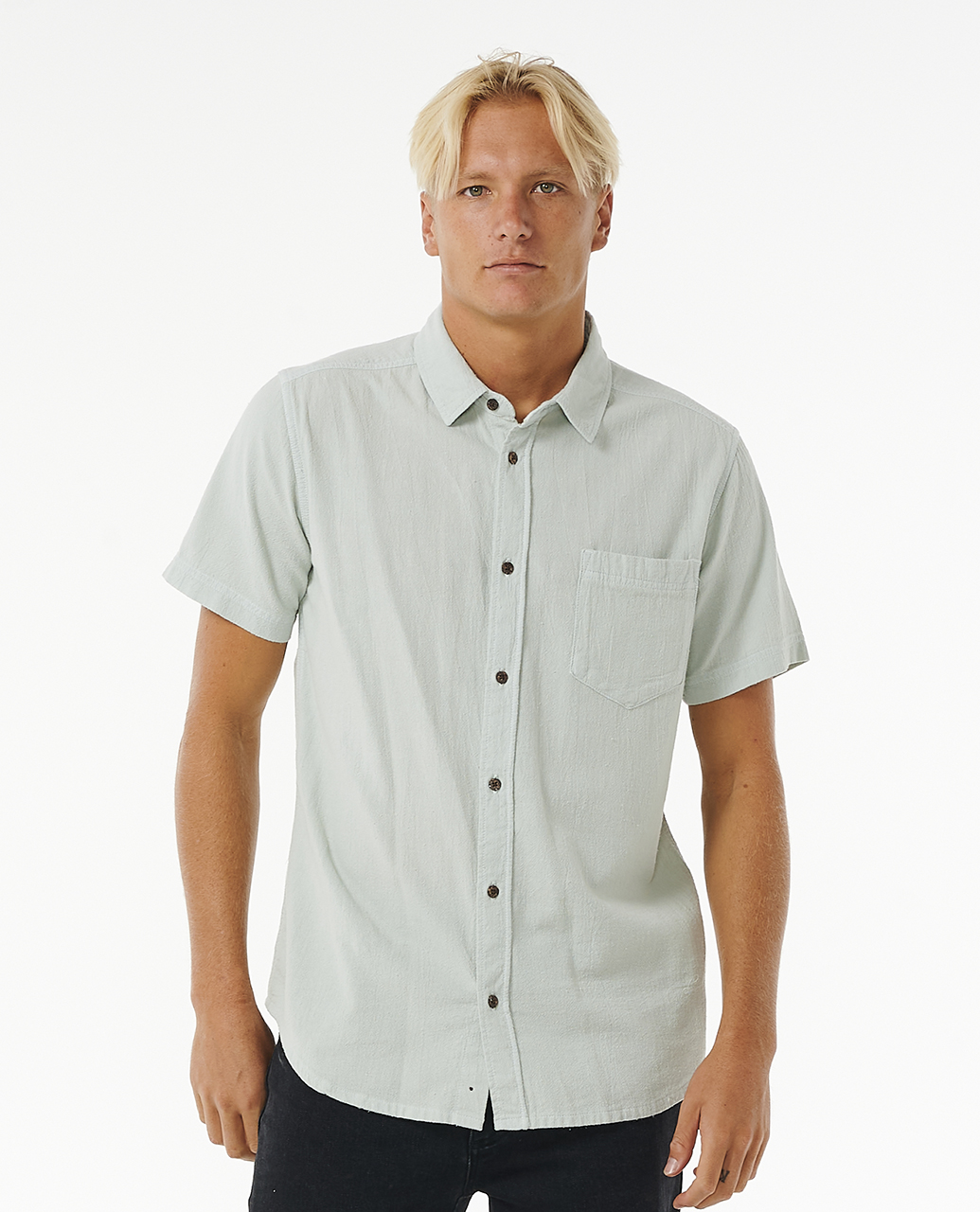 חולצת כפתורים Washed Short sleeve Shirt- Rip Curl