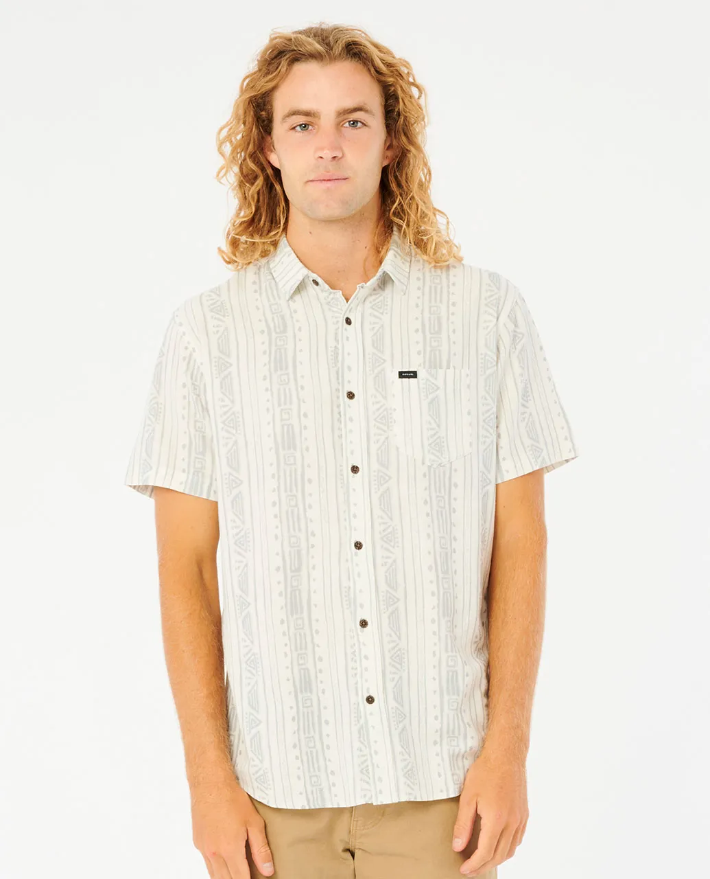 חולצת כפתורים Nocturnal Short Sleeve Shirt- Rip Curl