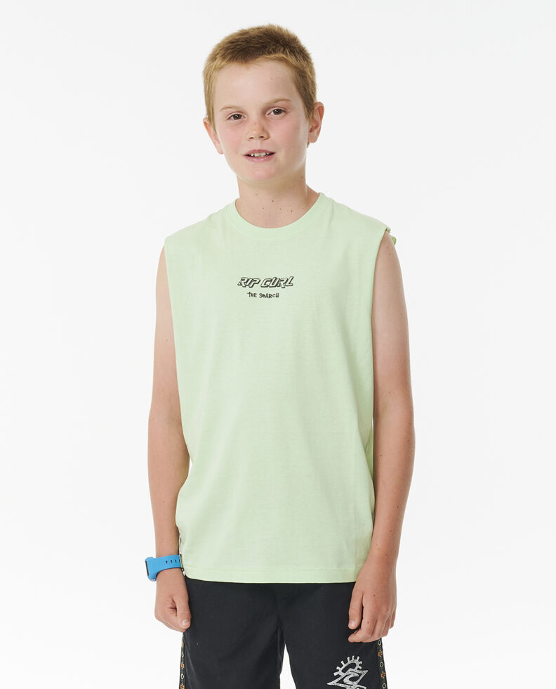 גופיה עם הדפס Shred Rock Muscle Top- Rip Curl גופיה עם הדפס Shred Rock Muscle Top- Rip Curl