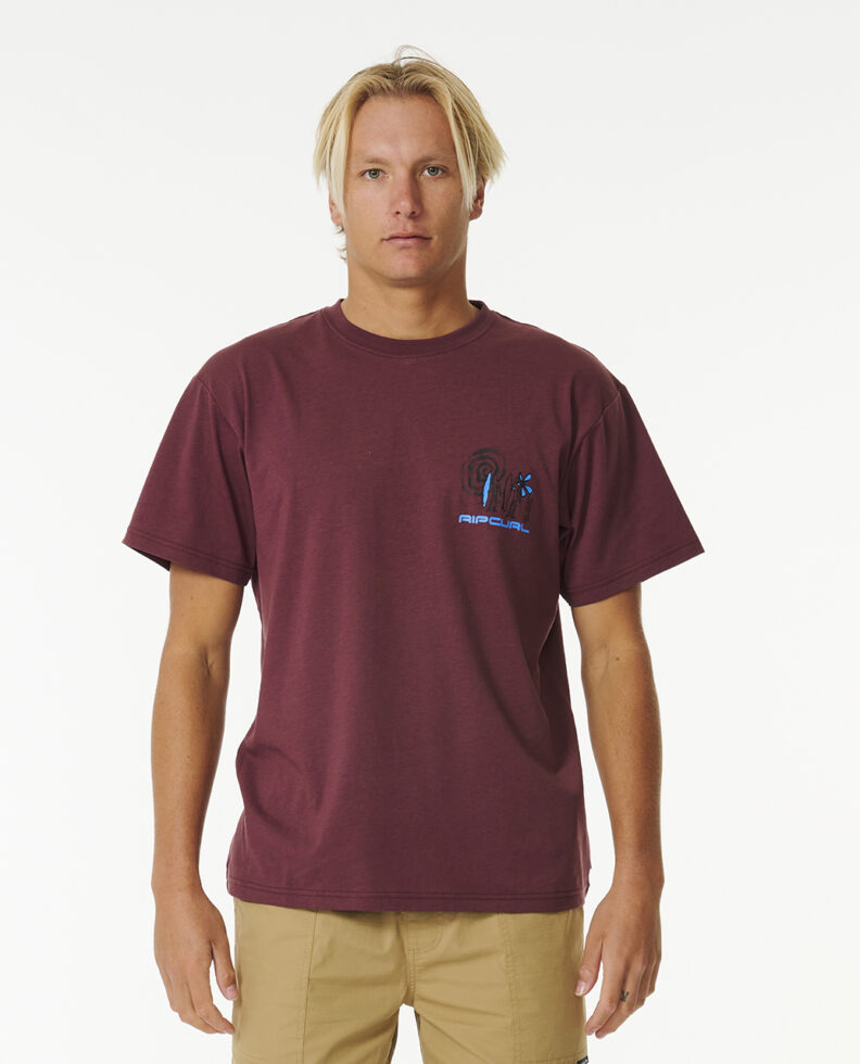 חולצת טי מנדפת VaporCool Journeys Trip Tee- Rip Curl חולצת טי מנדפת VaporCool Journeys Trip Tee- Rip Curl