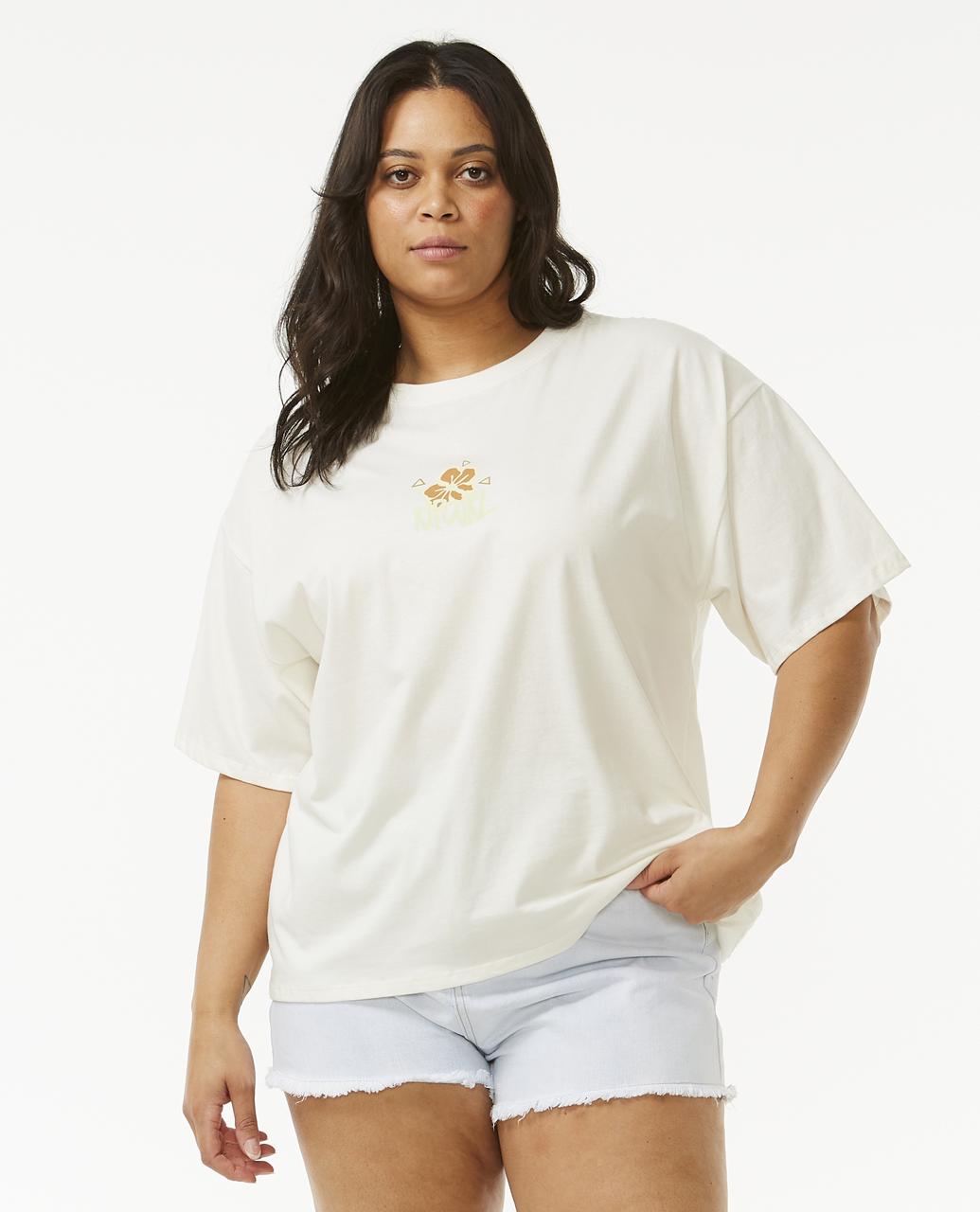 טי שירט עם הדפס Island Heritage Tee- Rip Curl