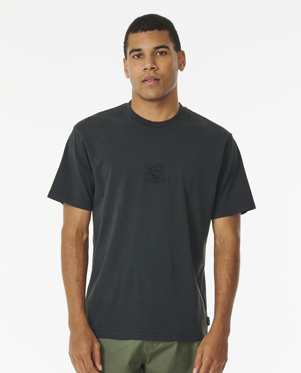 חולצת טי לגברים Searchers Embroidery Tee- Rip Curl