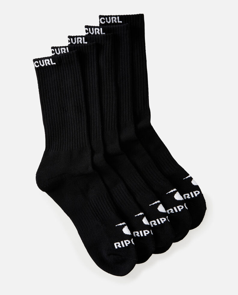 חמישיית גרביים Brand Crew Sock 5 Pack- Rip Curl