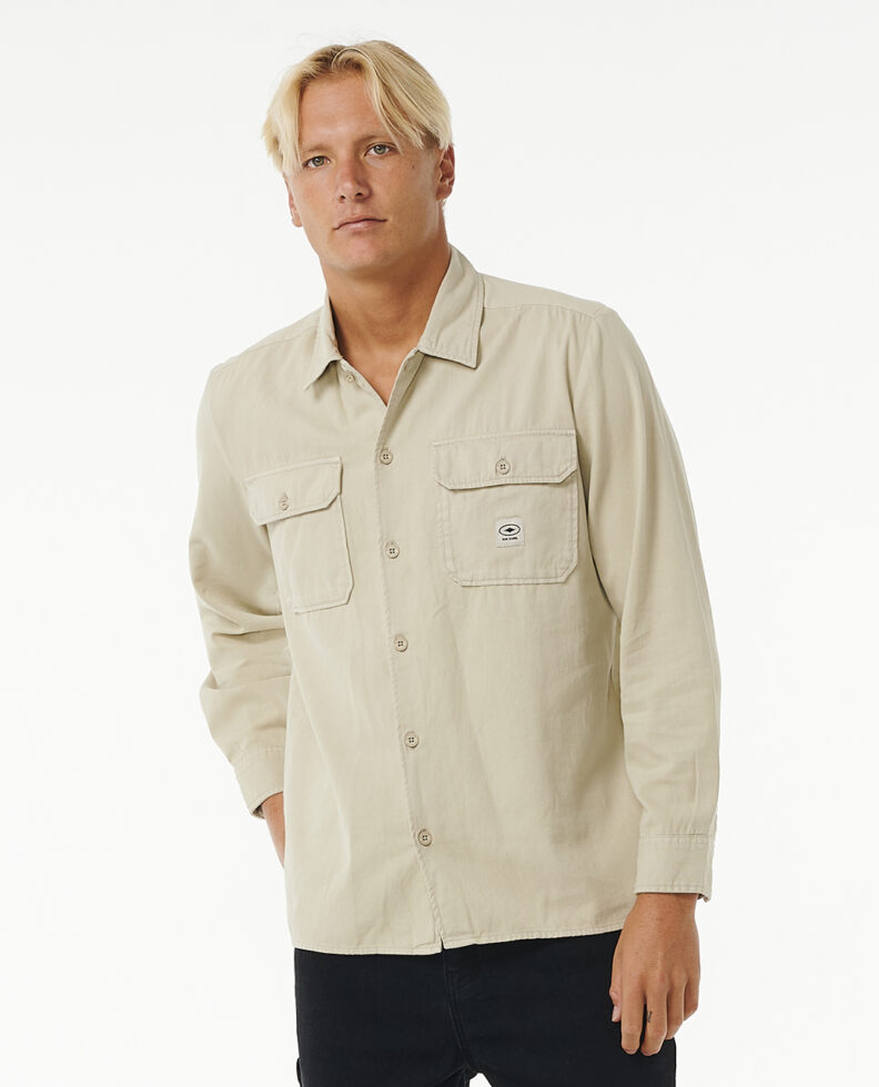 חולצת כפתורים Quality Surf Products Long Sleeve Shirt- Rip Curl