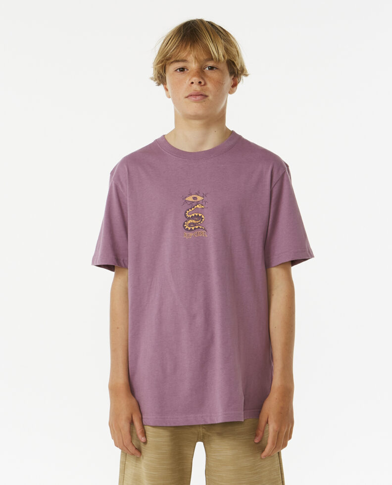 חולצת טי עם הדפס Lost Islands Snake Tee - Boys- Rip Curl חולצת טי עם הדפס Lost Islands Snake Tee - Boys- Rip Curl