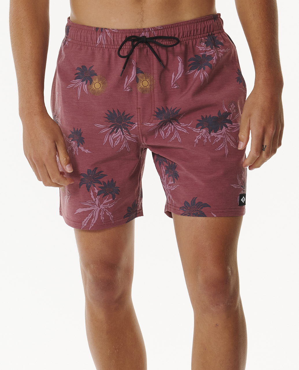בגד ים גומי לגברים Sun Razed Floral Volley 17 Boardshorts- Rip Curl