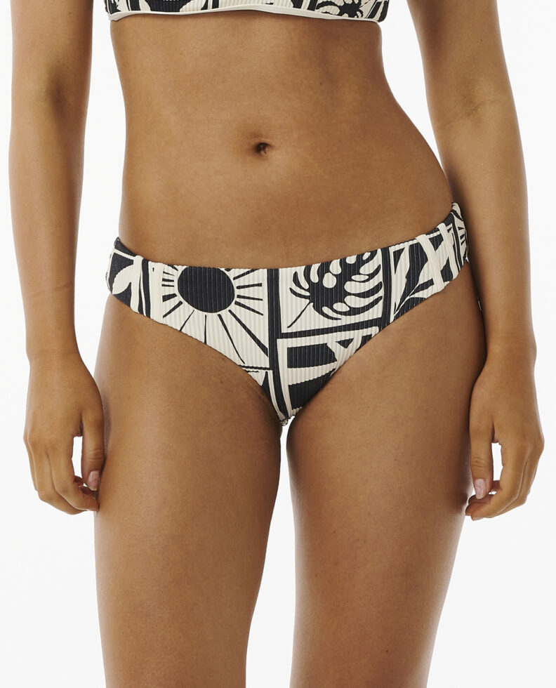 תחתון בגד ים Santorini Sun Cheeky Coverage Hipster Bikini Bottom- Rip Curl תחתון בגד ים Santorini Sun Cheeky Coverage Hipster Bikini Bottom- Rip Curl