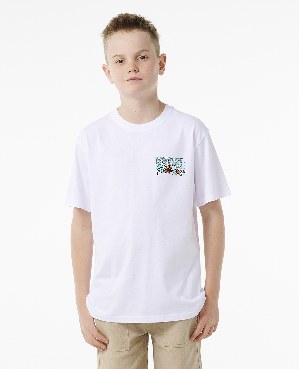 חולצת טי עם הדפס Pushin Daisies Tee - Boys (8-16 years)- Rip Curl