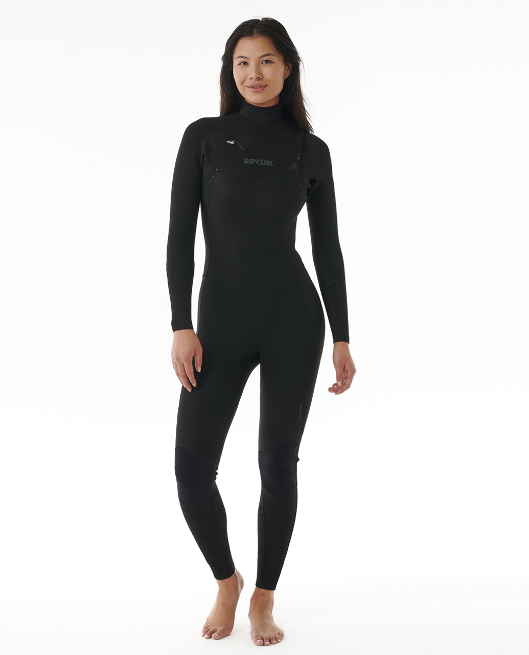 חליפת גלישה ארוכה 3/2 Womens Dawn Patrol Chest Zip 3/2 Wetsuit- Rip Curl