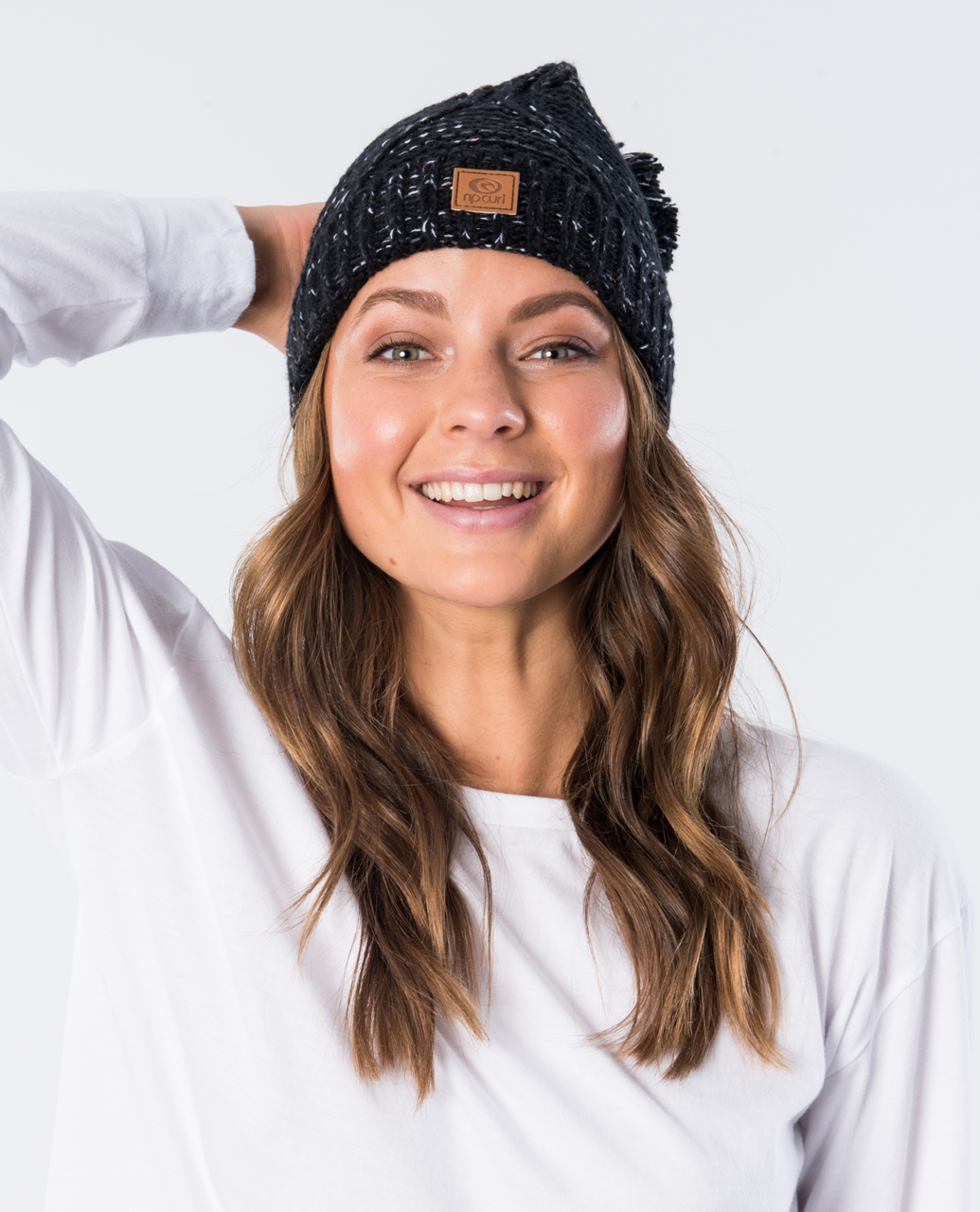 כובע צמר Flecker Pom Pom Beanie- Rip Curl