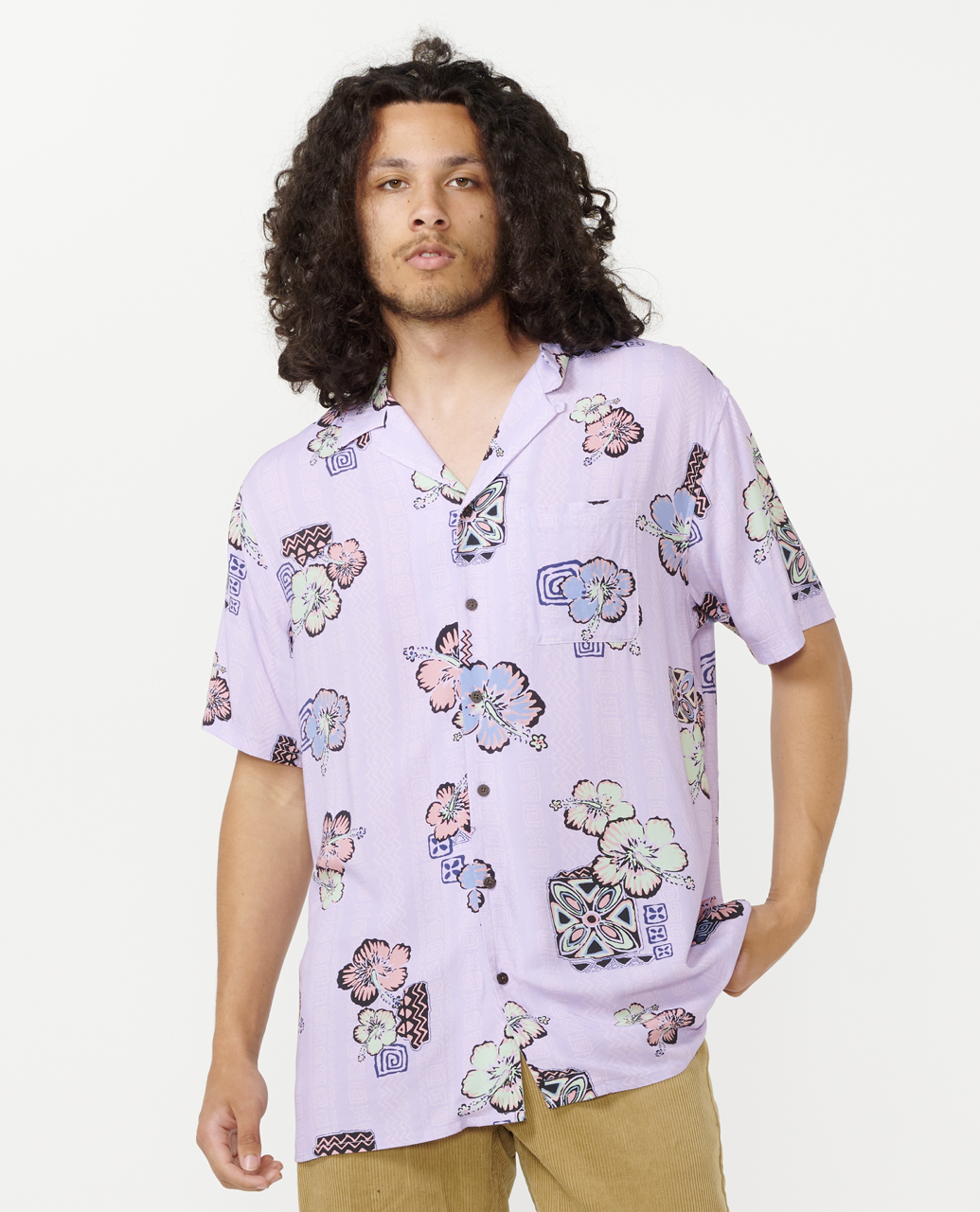 חולצה מכופתרת קצרה  Hoffman Short Sleeve Shirt- Rip Curl