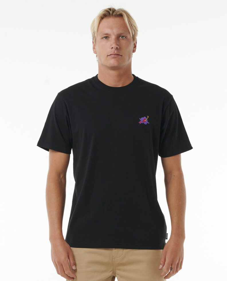 חולצת טי עם הדפס Surf Revival Lined Up Tee- Rip Curl