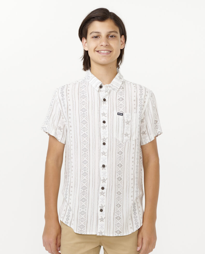 חולצה מכופתרת קצרה לילדים Fun Times S/S Shirt-Boy- Rip Curl חולצה מכופתרת קצרה לילדים Fun Times S/S Shirt-Boy- Rip Curl