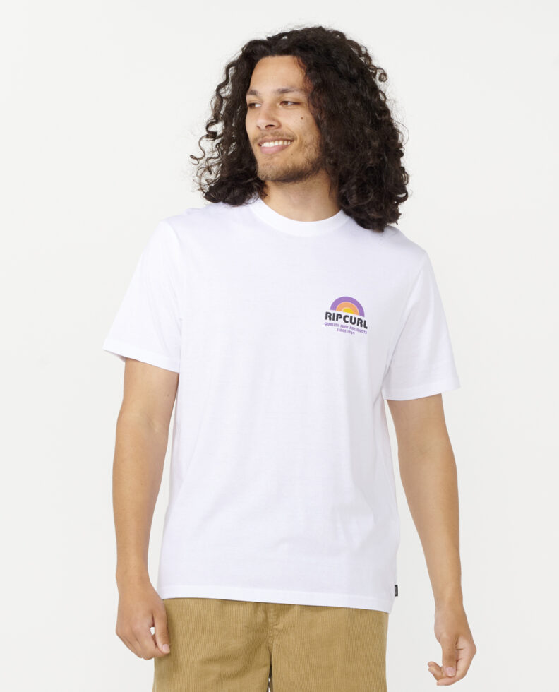 חולצת טי לגברים Surf Revival Line Up Tee‏- Rip Curl
