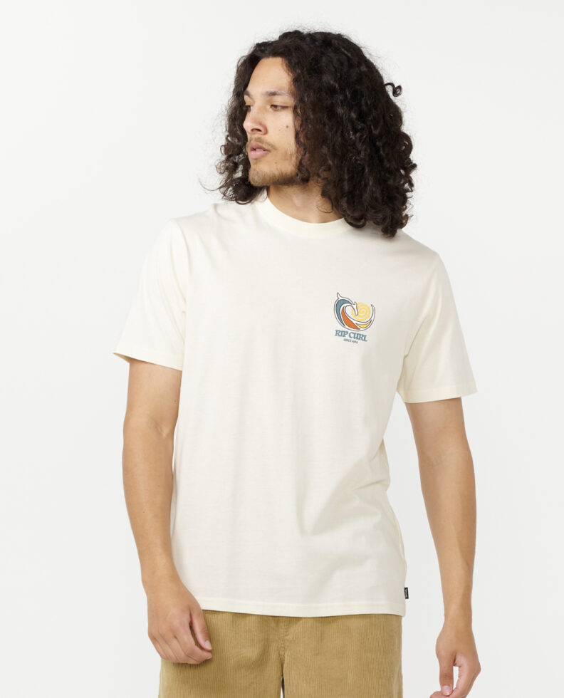 חולצת טי קצרה  Hazed And Tubed Tee- Rip Curl