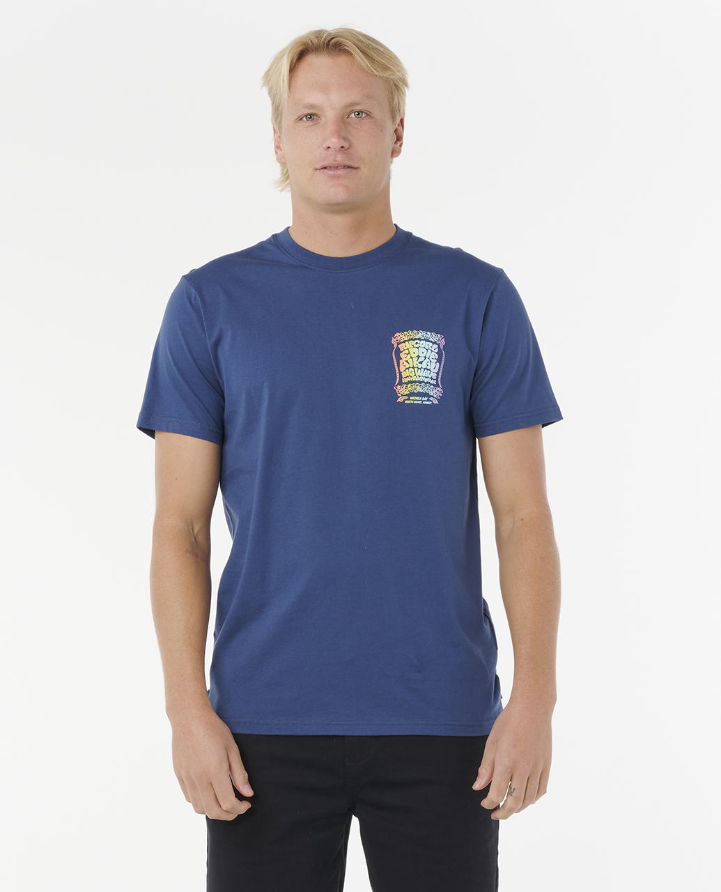 חולצה קצרה לגברים Eddie Would Go Lei Lei Tee- Rip Curl