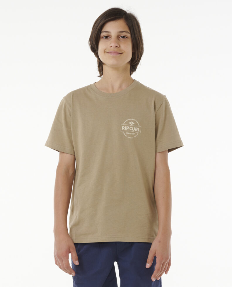 חולצה קצרה  Staple Tee - Boy (8-16 years)- Rip Curl חולצה קצרה  Staple Tee - Boy (8-16 years)- Rip Curl