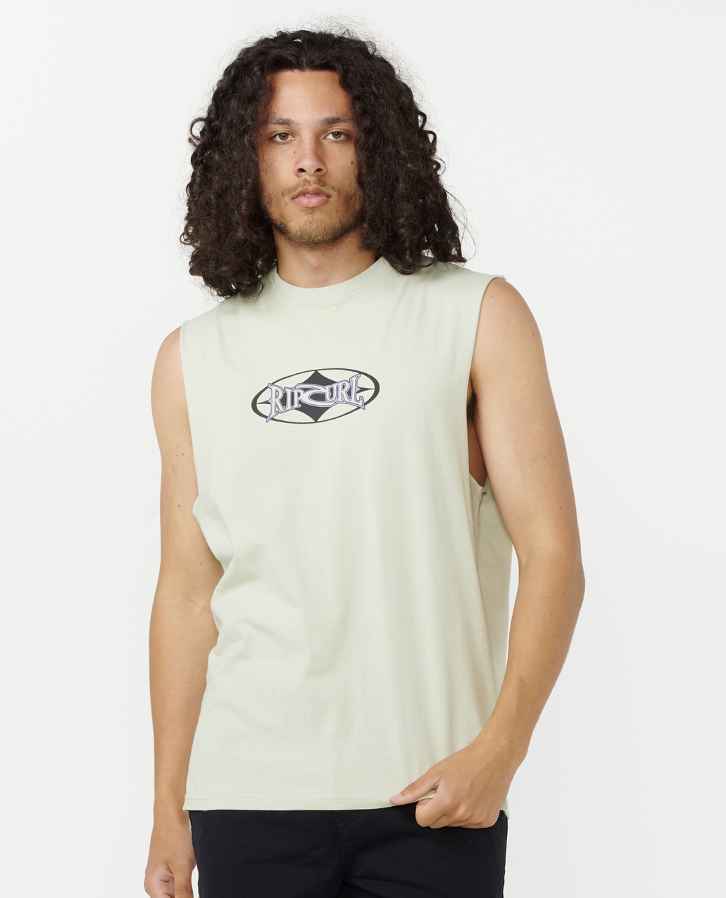 גופייה לגברים HERITAGE OVAL MUSCLE- Rip Curl