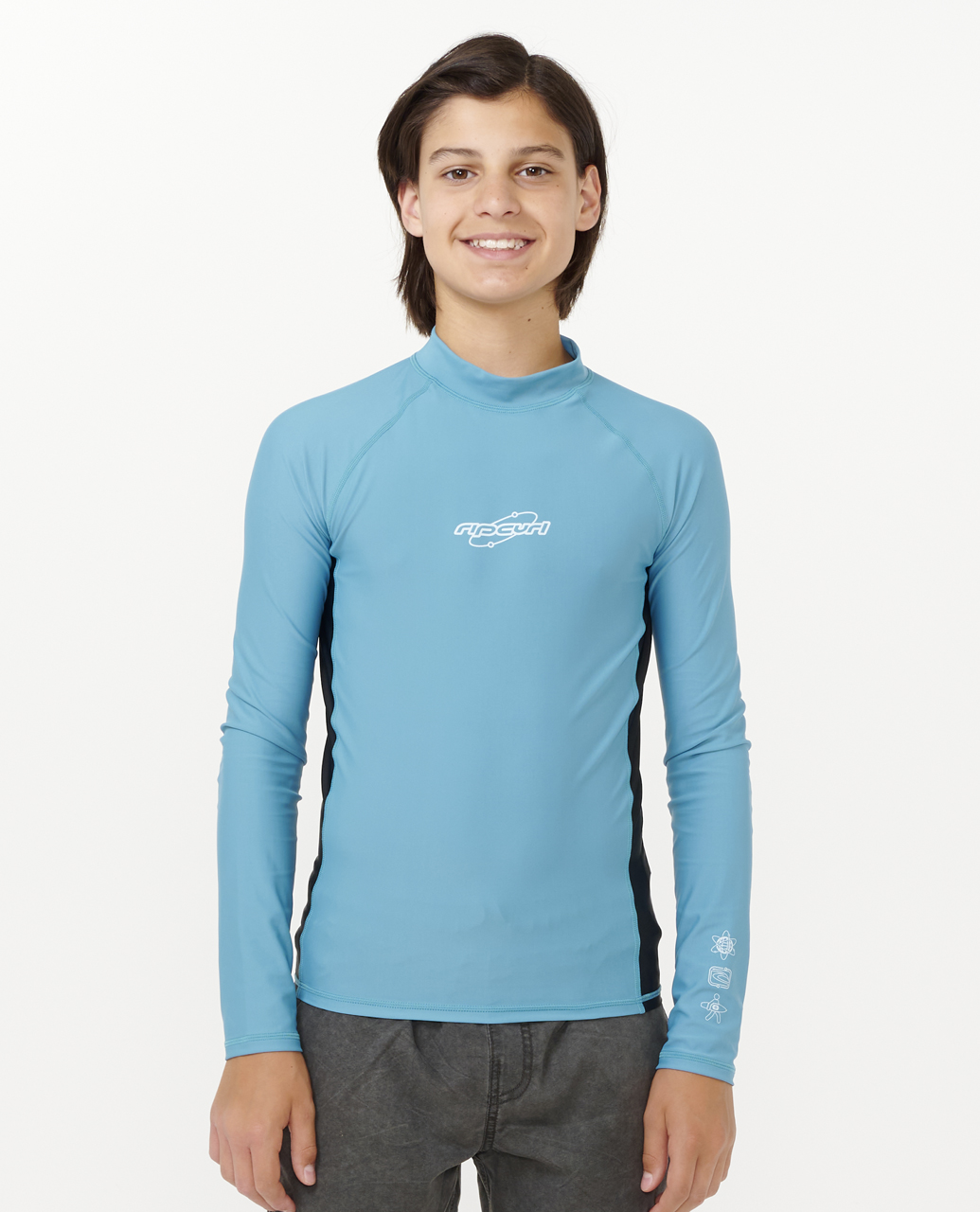 חולצת גלישה ארוכה לילדים Evolution UPF Long Sleeve - Boy (8-16 years)- Rip Curl
