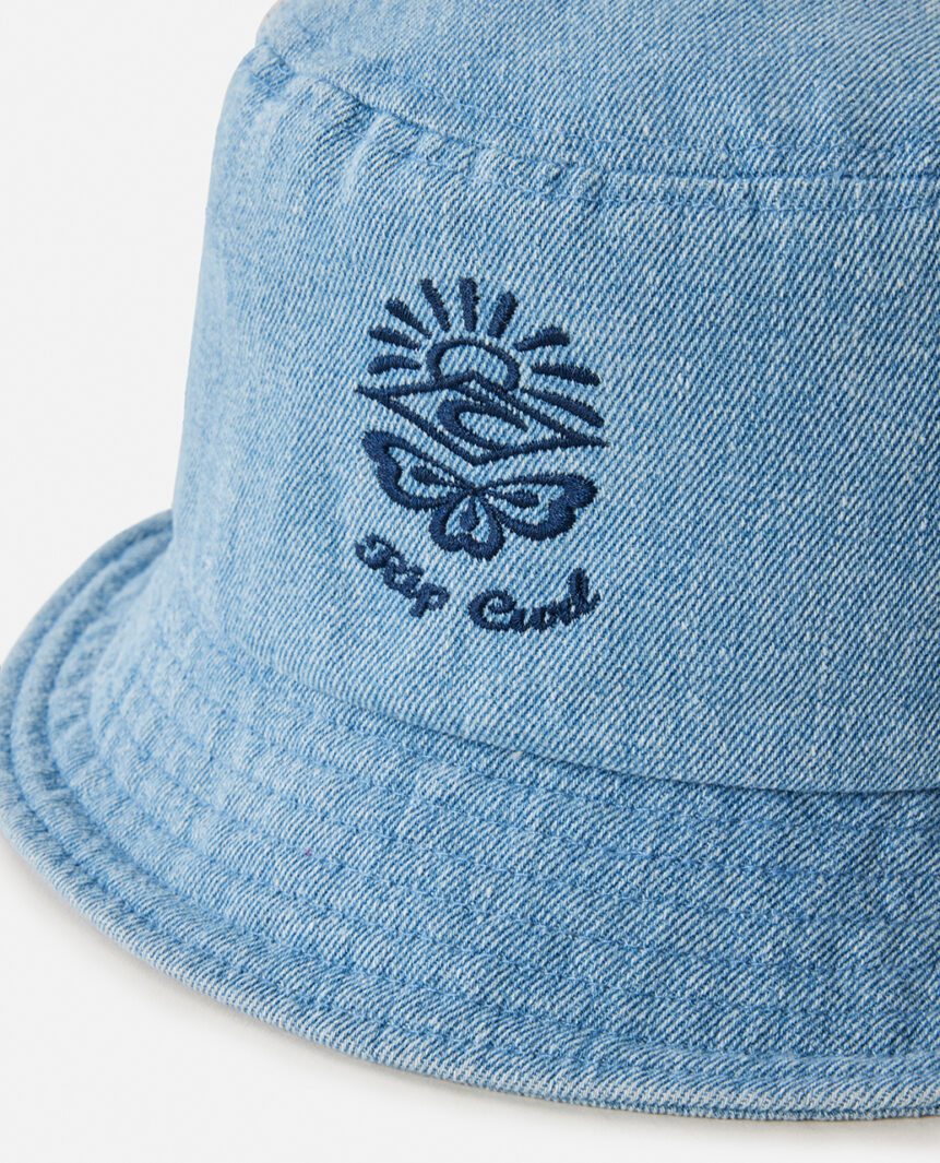 DENIM SHORT BRIM BUCKET HAT DENIM SHORT BRIM BUCKET HAT