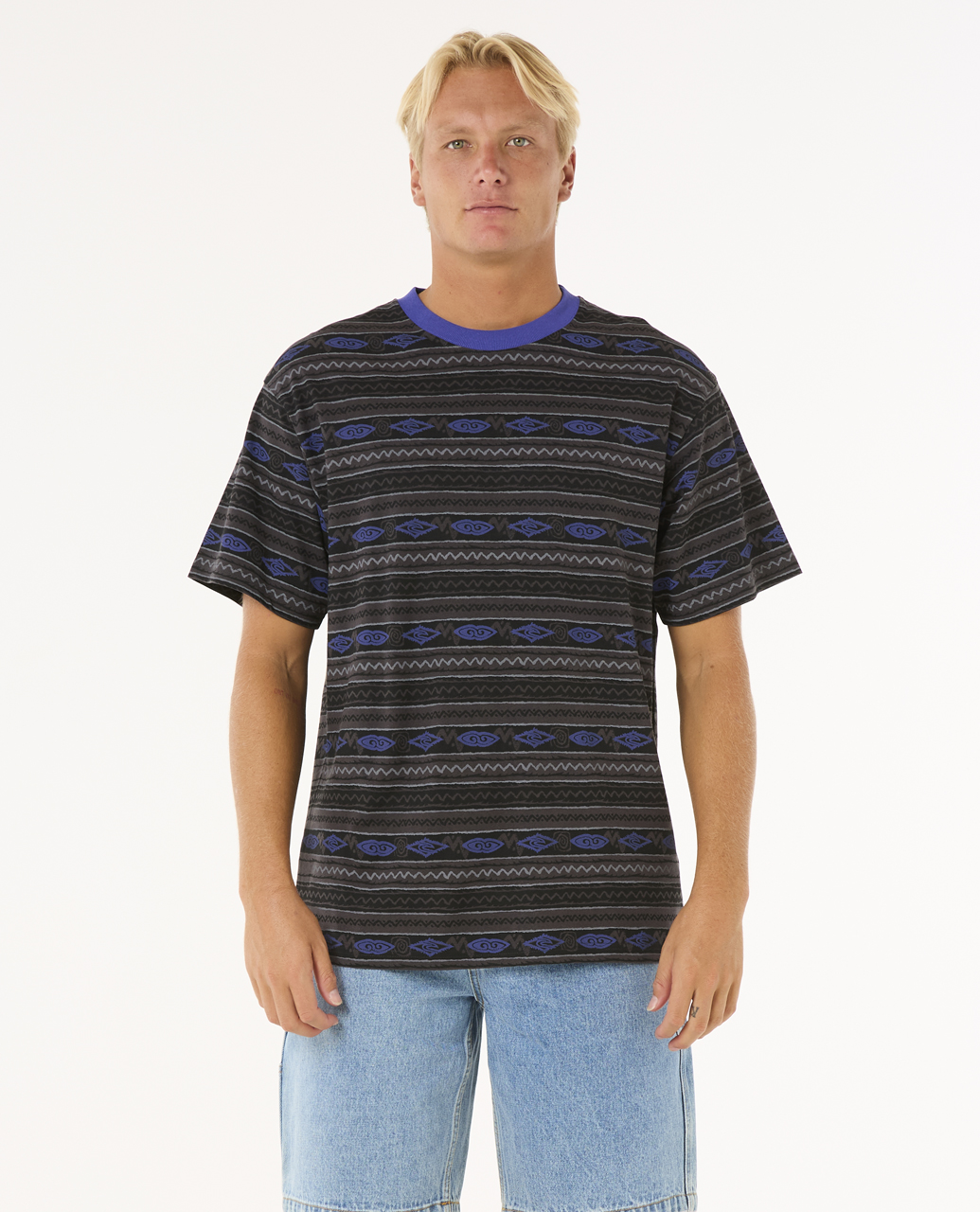 חולצה קצרה לגברים Raw Energy Vibal Tee- Rip Curl