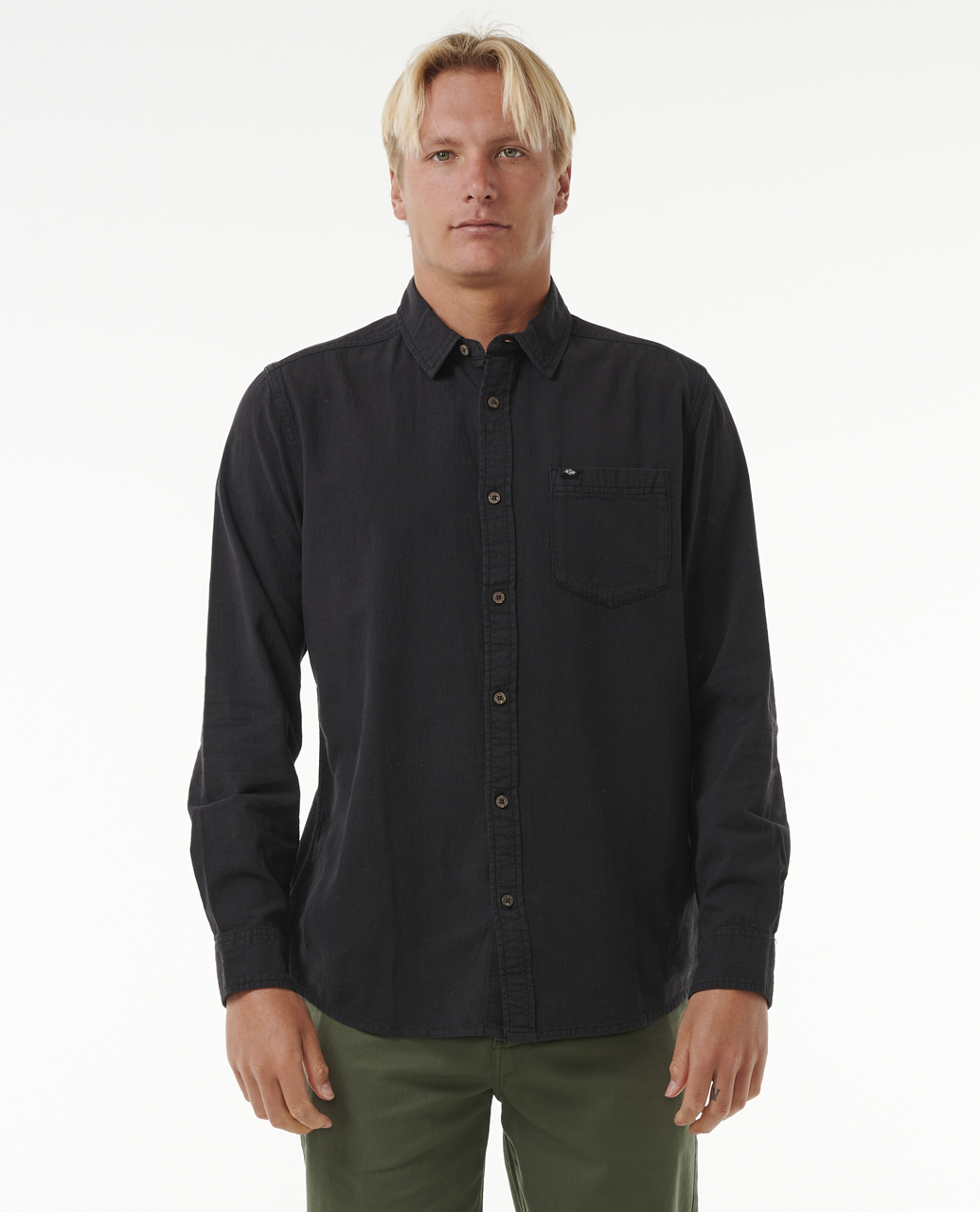 חולצה מכופתרת ארוכה לגברים Classic Surf Washed Long Sleeve Shirt- Rip Curl