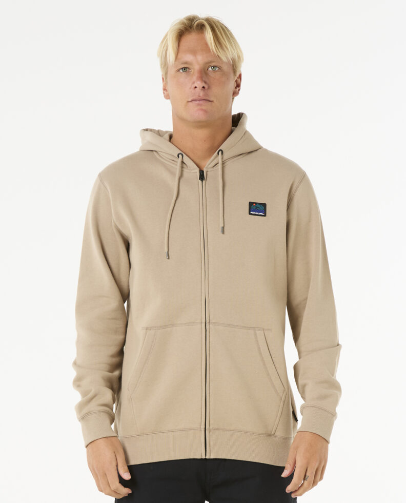 פליס לגברים Search Zip Through Hood- Rip Curl