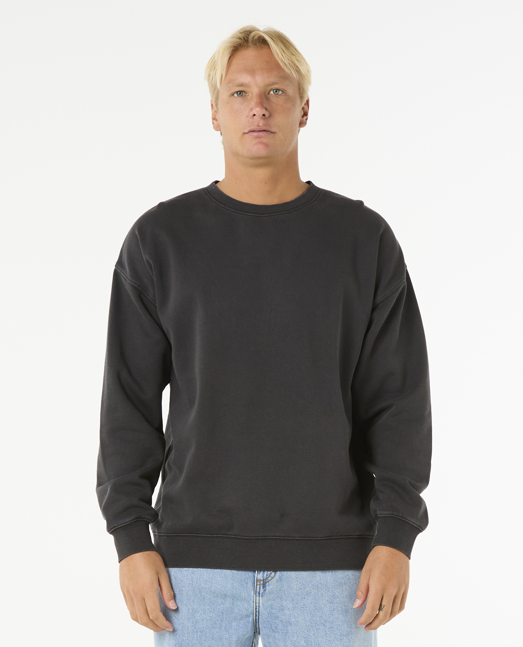 סווטשירט ארוך לגברים Classic Surf Wash Crew Fleece- Rip Curl