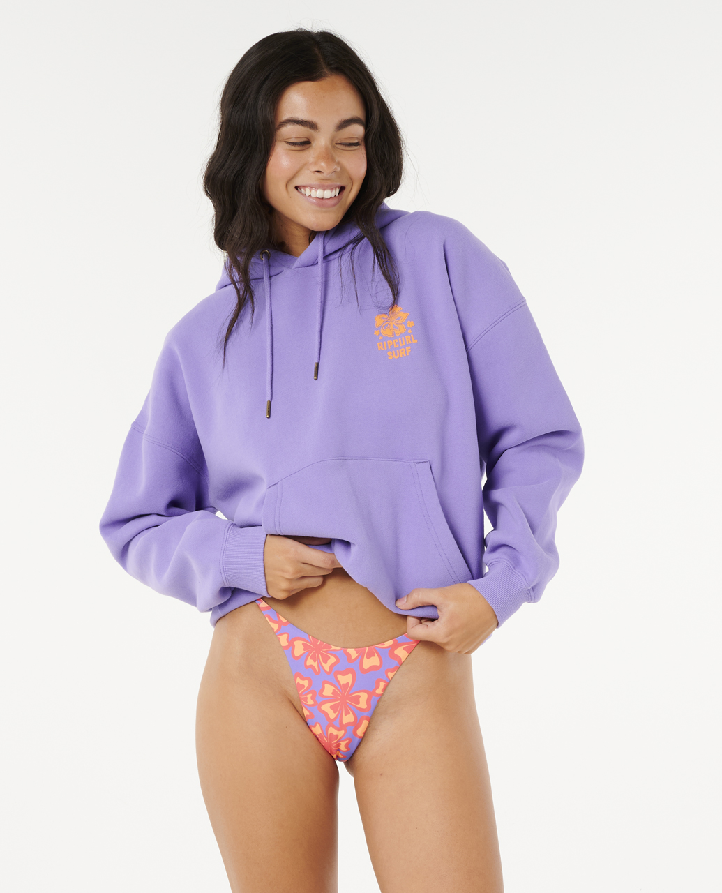 קפוצ'ון לנשים Hibiscus Heritage Hood- Rip Curl