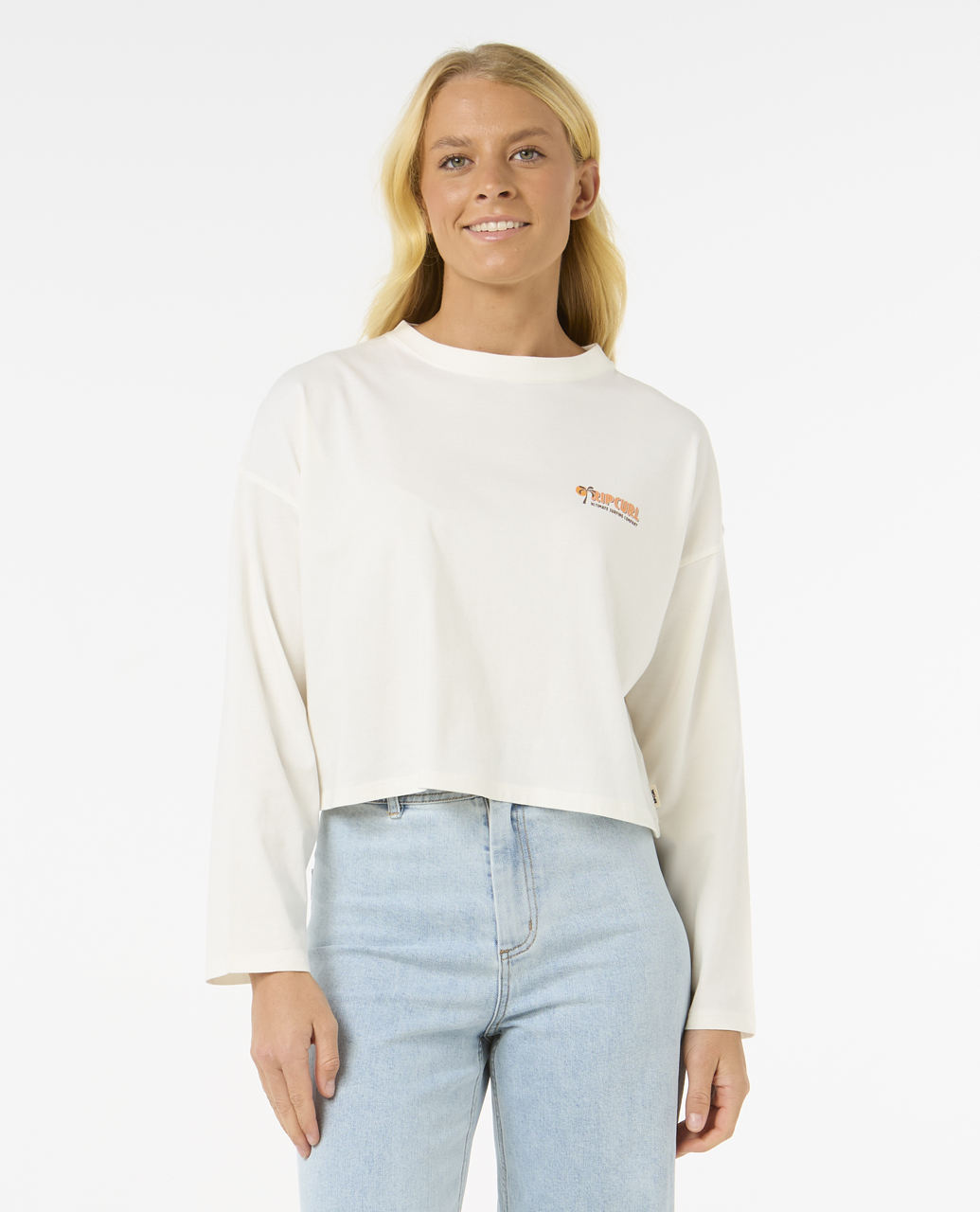 חולצה ארוכה לנשים Cala Long Sleeve Tee- Rip Curl