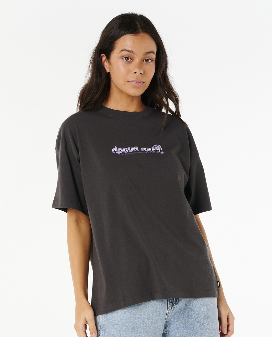 חולצה קצרה לנשים Neon Isles Heritage Tee- Rip Curl