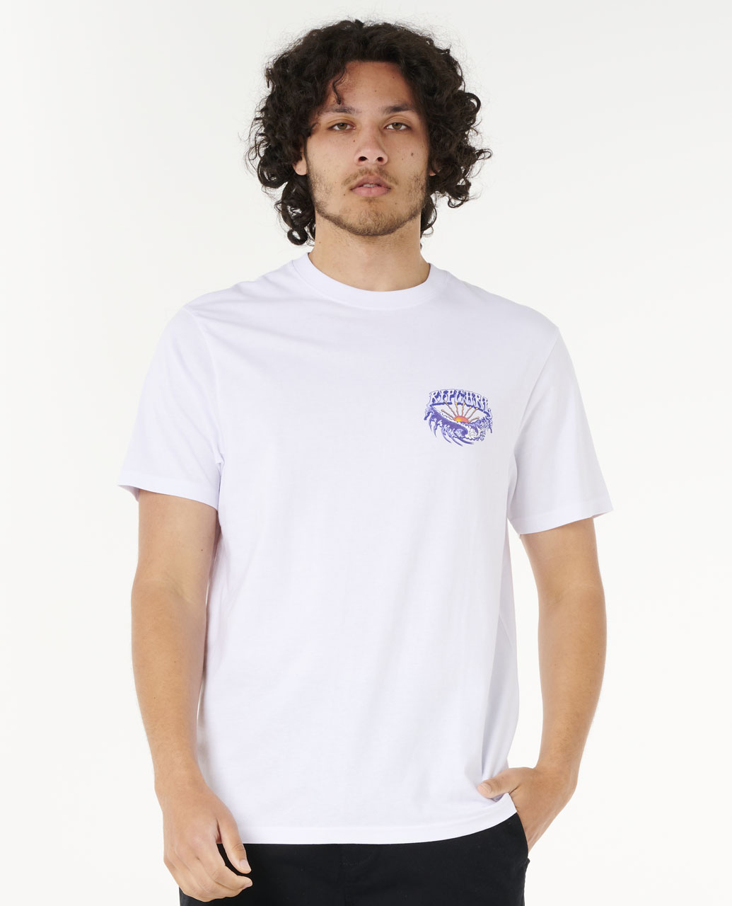 חולצה קצרה לגברים Hazed & Tubed Tee- Rip Curl