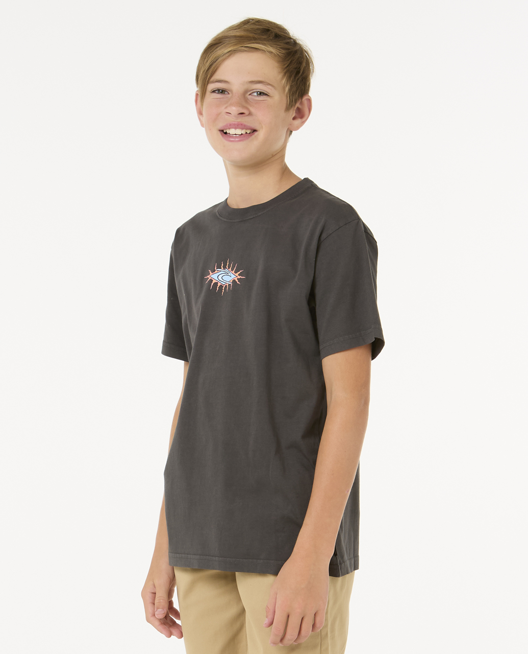 חולצה קצרה לילדים Raw Energy Skull Tee Boy - Boys (8-16 Years)- Rip Curl
