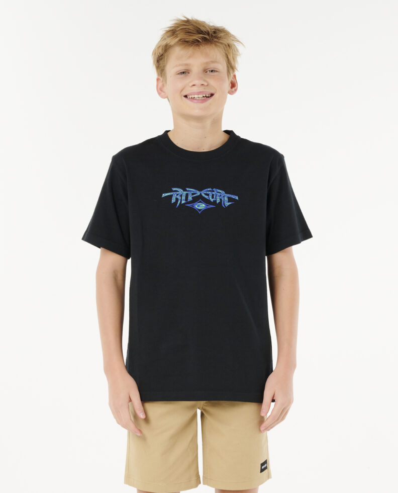 חולצה קצרה לילדים Raw Energy Gnarly Tee - Boys (8-16 Years)- Rip Curl