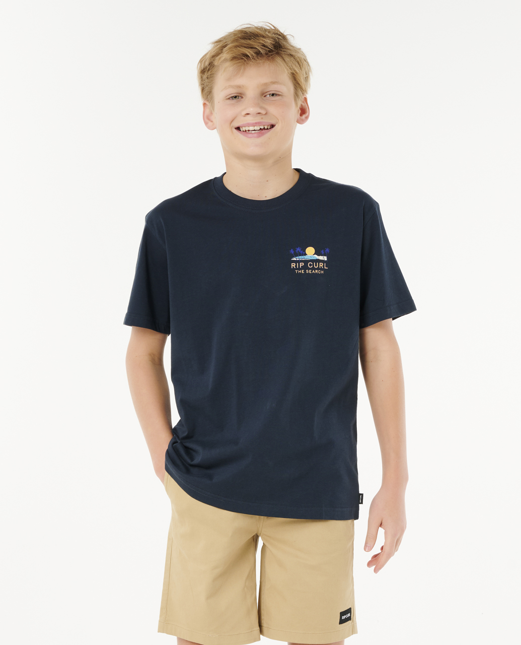 חולצה קצרה לילדים Artist Of The Search - Cody Welsh Tee - Boys (8-16 Years)- Rip Curl