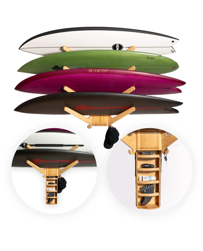 מתקן תלייה לגלשנים The Sun Rack – 4 Boards- Rip Curl