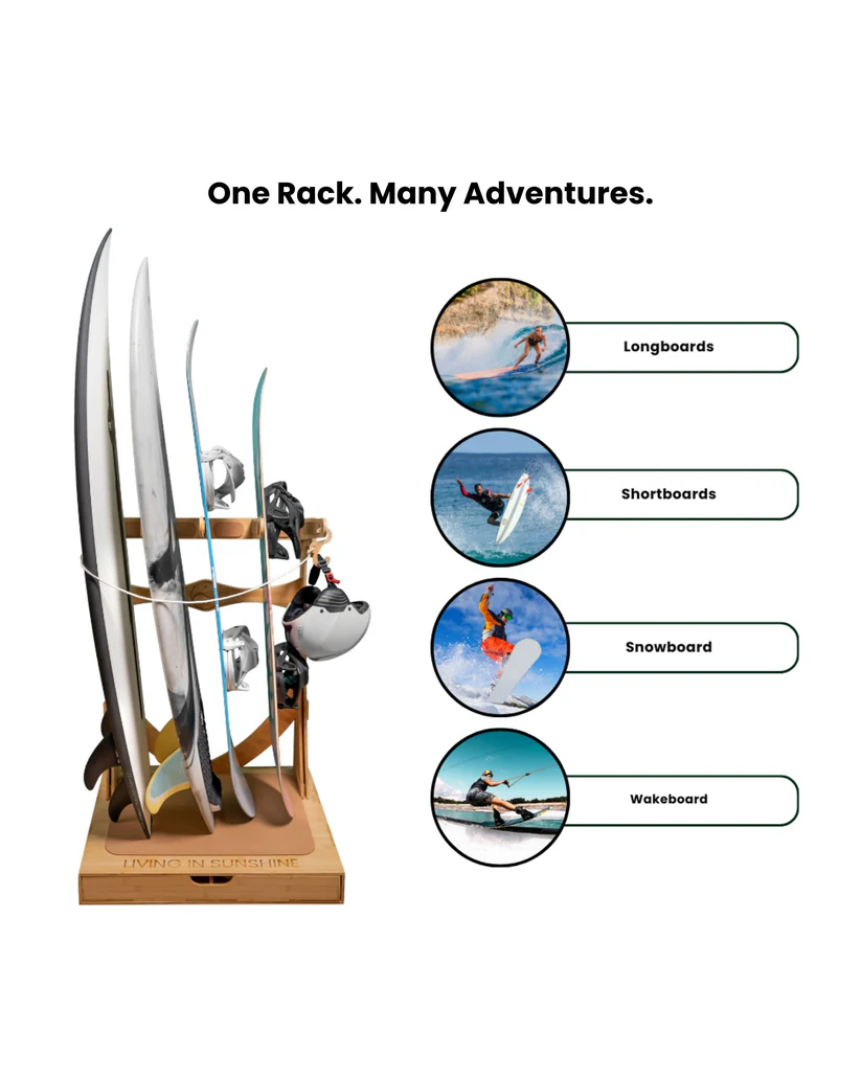 3 BOARDS SPIRIT RACK DISPLAY