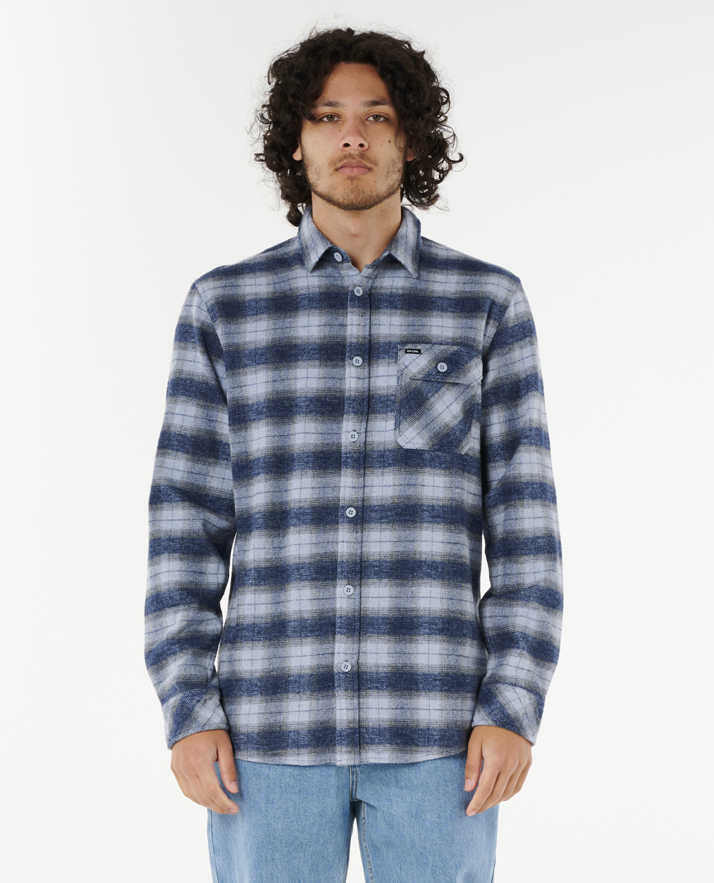חולצת כפתורים Grinners Flannel Shirt- Rip Curl