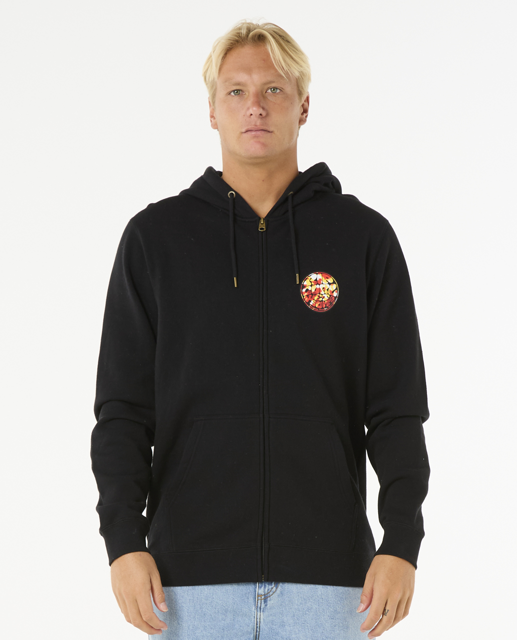 פליס לגברים Wettie Passage Icon Zip Through- Rip Curl