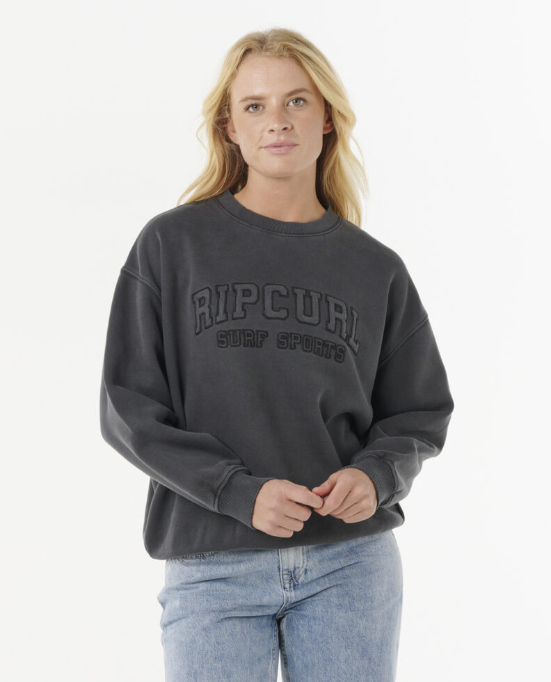 סווטשירט לנשים Varsity Sports Oversized Crew- Rip Curl