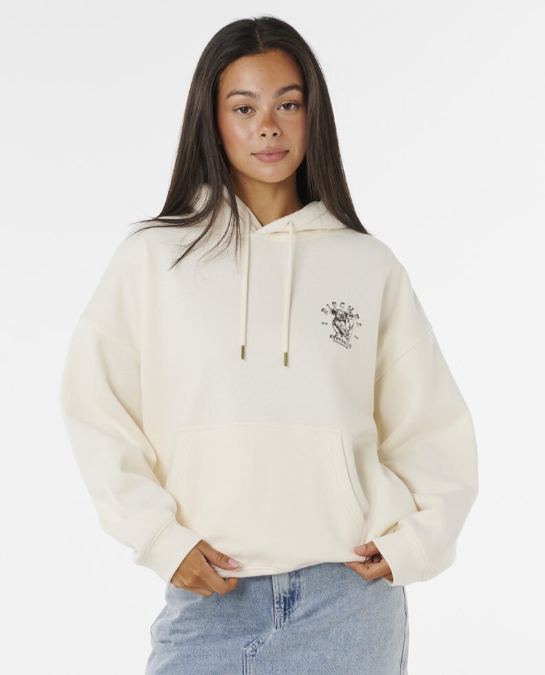 קפוצ'ון ארוך לנשים Koala Grip Heritage Destination Hood- Rip Curl