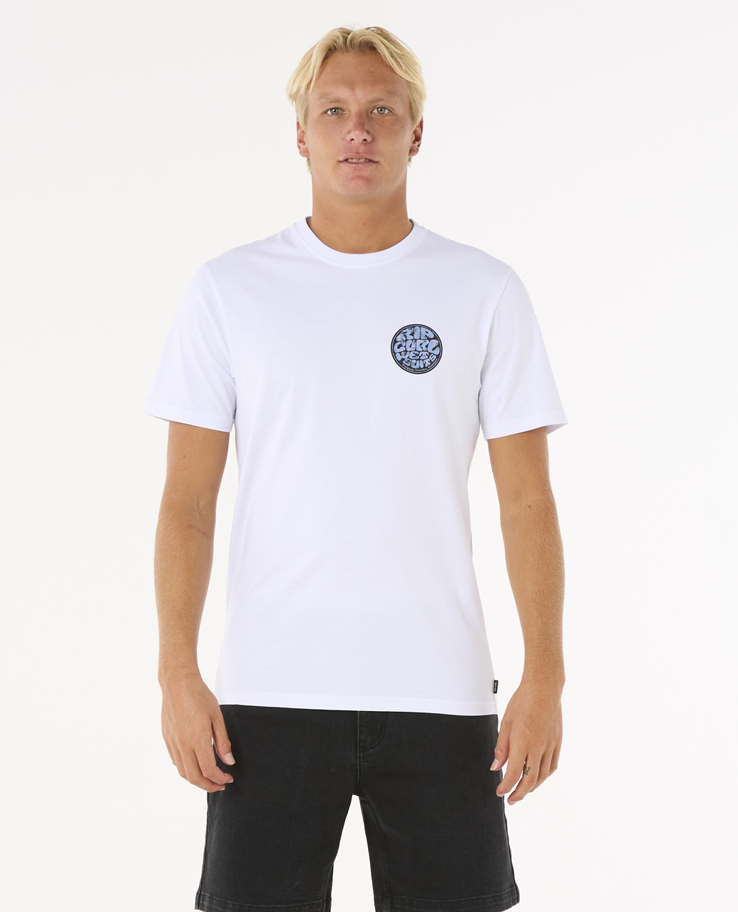 חולצה קצרה לגברים Wettie Passage Icon Standard Tee- Rip Curl