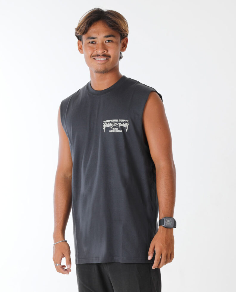 טי שירט ללא שרוולים Padang Cup 2025 Muscle Tee- Rip Curl